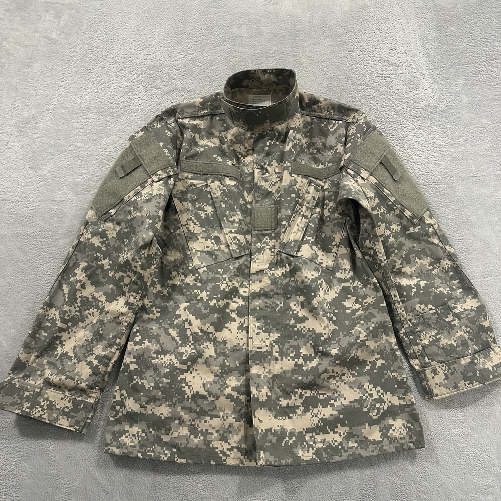 US Army Combat Uniform Jacket Adult Small Long Regular Camo Military
